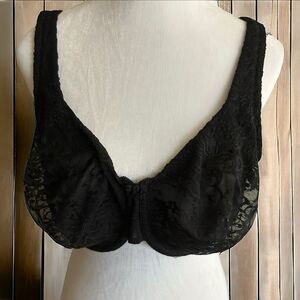 Cacique Black Lace Underwire‎ Bra 11070783 44C